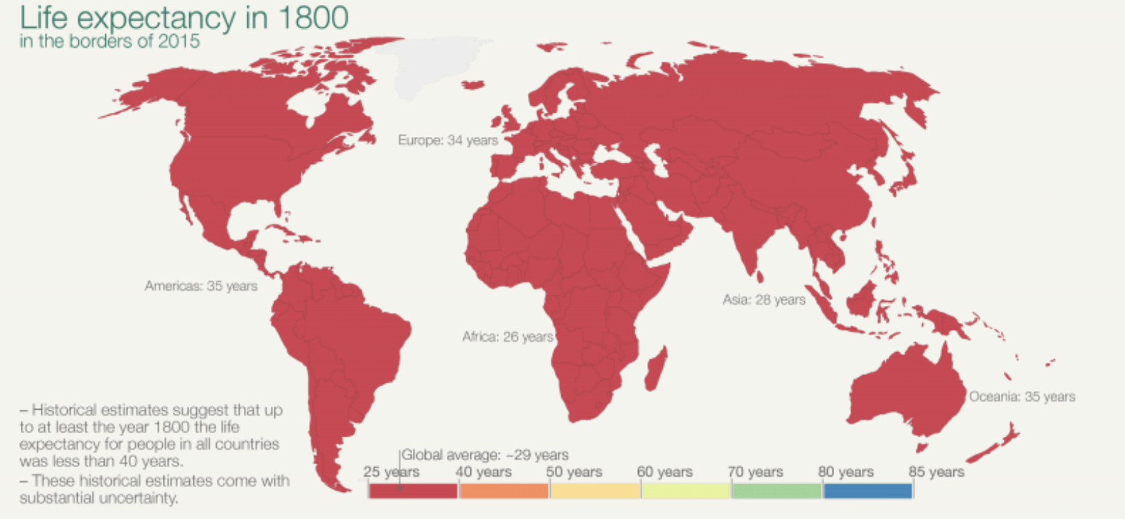 Life expectancy global map (1800)