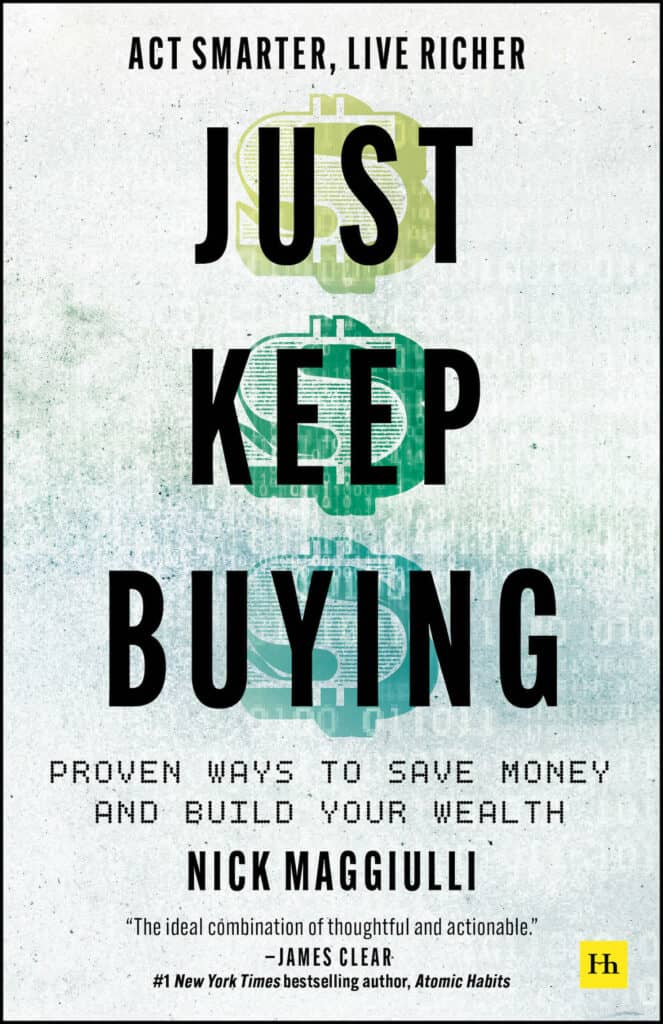 Just Keep Buying by Nick Maggiulli front cover.