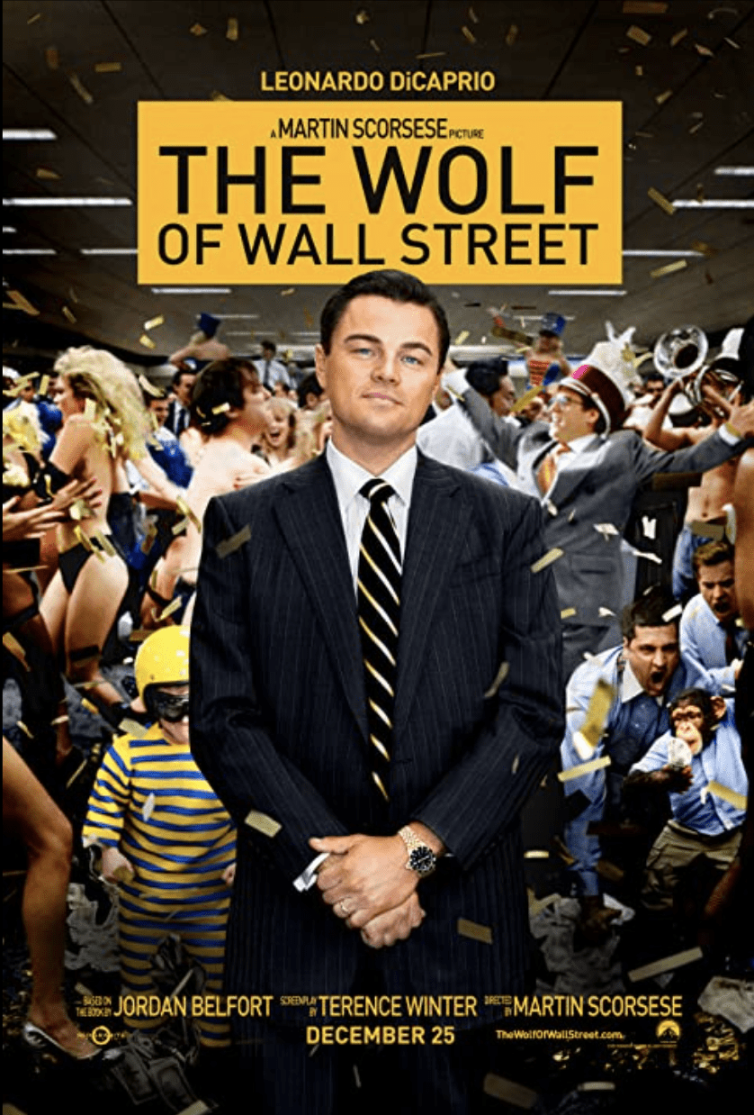 The Wolf of Wall Street movie poster