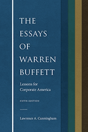 Book cover for The Essays of Warren Buffett by Lawrence A. Cunningham